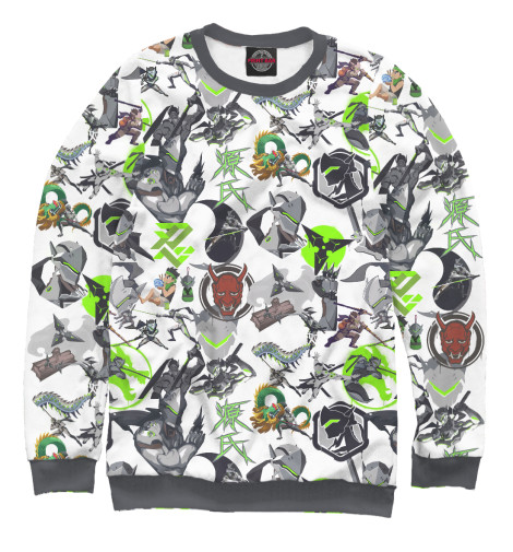 

Свитшоты Print Bar, Белый, Genji