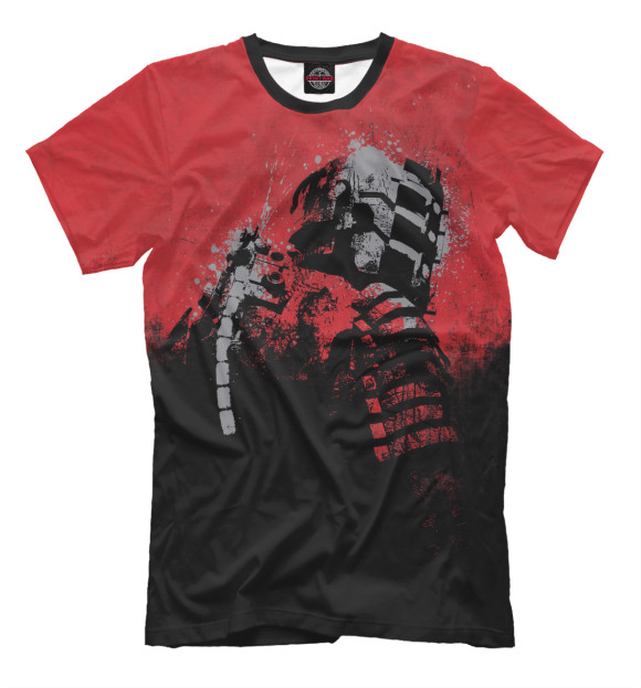 Мужская футболка с изображением Dead space цвета Черный