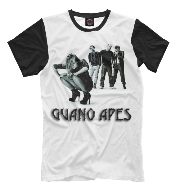 Футболка для мальчиков с изображением Guano Apes цвета Белый
