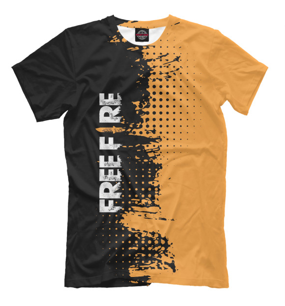 Футболка для мальчиков с изображением Garena Free Fire цвета Белый