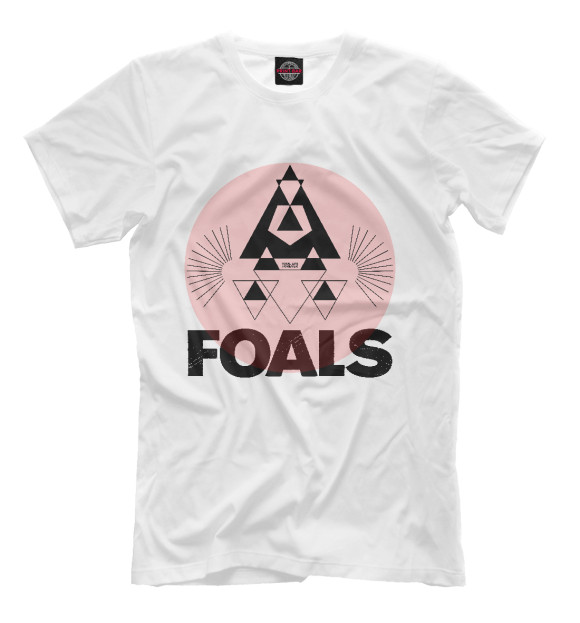 Футболка для мальчиков с изображением Foals цвета Молочно-белый