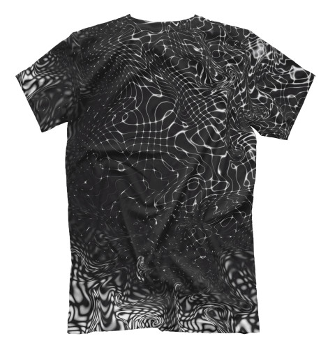 

Футболки Print Bar, Черный, Фрактальные разводы