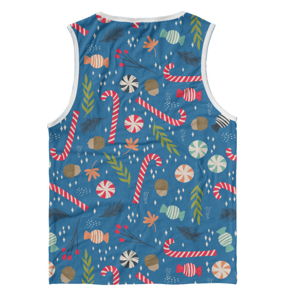 Майка для мальчика с изображением Christmas collection 2019 цвета Белый