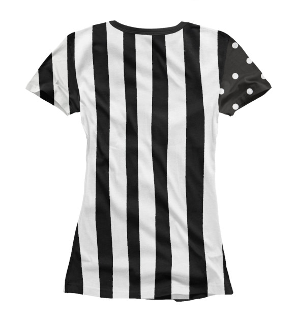 Женская футболка с изображением полосы цвета Белый