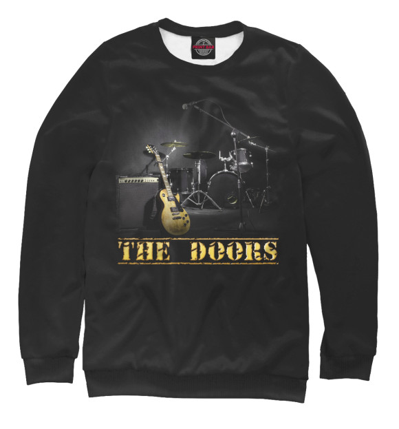 Свитшот для девочек с изображением The Doors цвета Белый