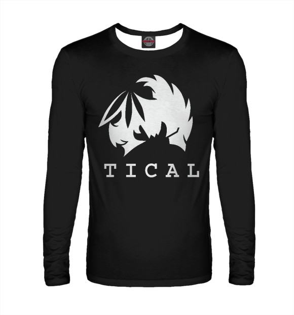 Мужской лонгслив с изображением Wu-Tang Tical цвета Белый