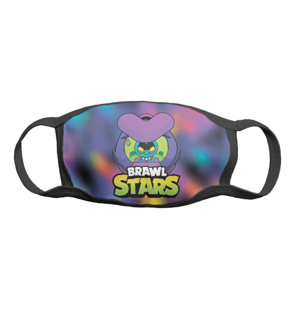 Маска тканевая с изображением EVE Brawl Stars ЕВА цвета Белый