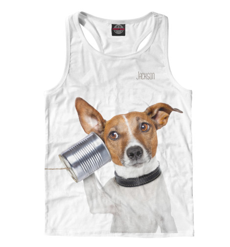 

Майки борцовки Print Bar, Белый, Джек-рассел