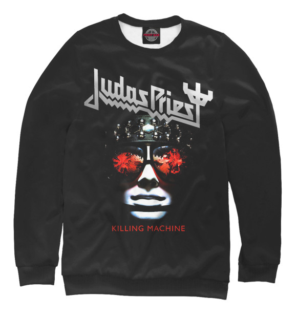 Свитшот для мальчиков с изображением Judas Priest цвета Белый
