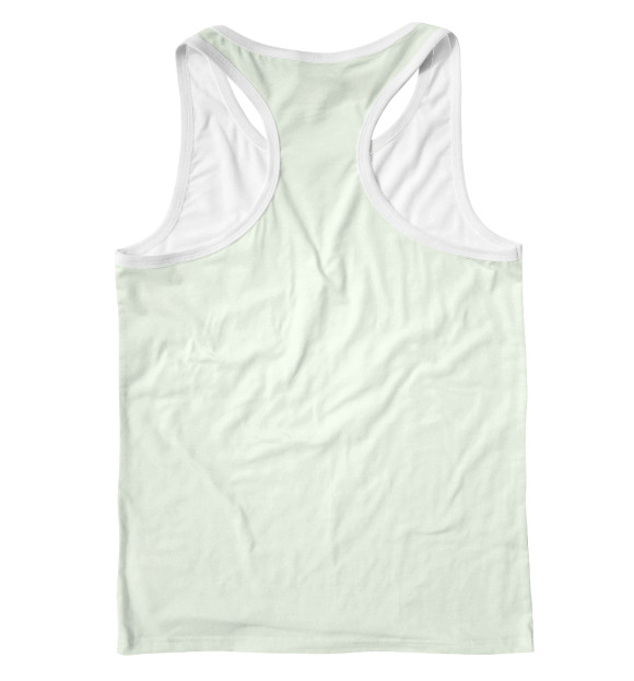 Мужская майка-борцовка с изображением Саю Genshin Impact цвета Белый