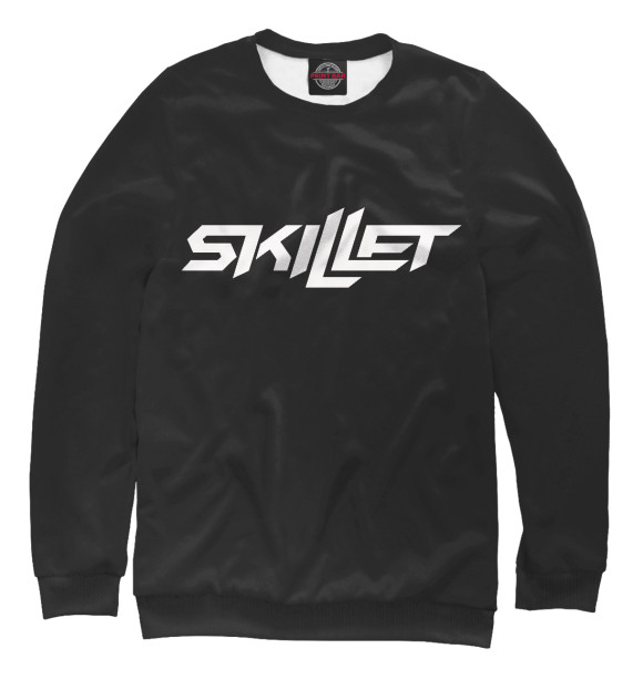 Женский свитшот с изображением Skillet цвета Белый