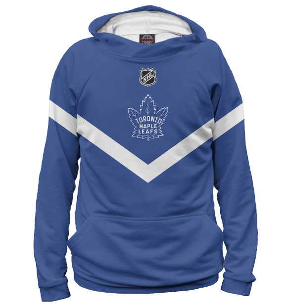 Женское худи с изображением Toronto Maple Leafs цвета Белый