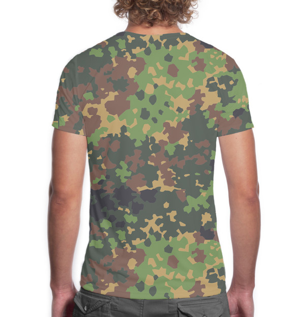 Мужская футболка с изображением Охрана МПСР, ВГО и СГ цвета Белый