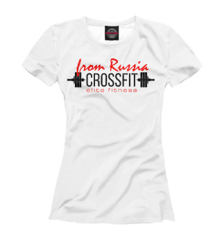 Женская футболка Crossfit tlite fitness