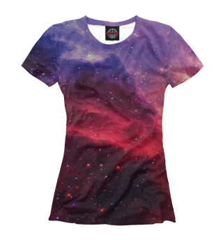 Женская футболка Космический свет