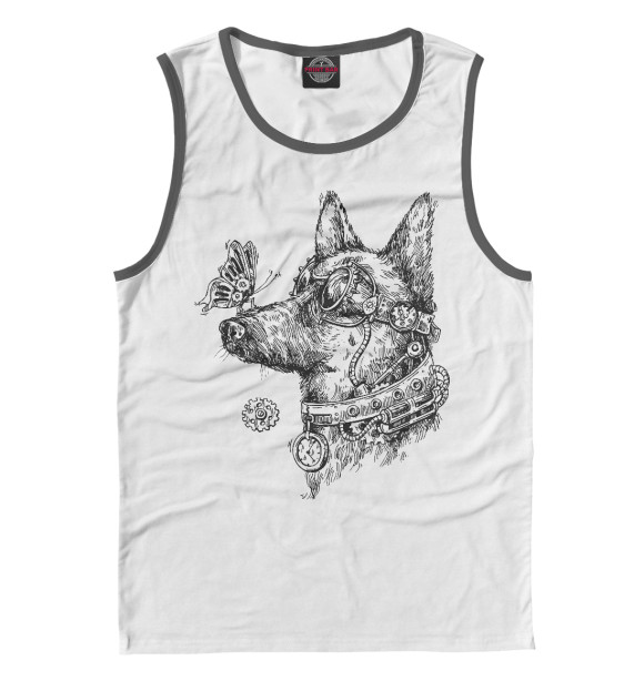 Майка для мальчика с изображением Стимпёс цвета Белый