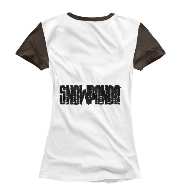 Женская футболка с изображением Снежности цвета Белый