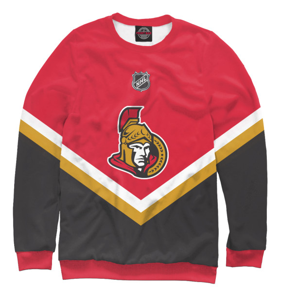 Мужской свитшот с изображением Ottawa Senators цвета Белый
