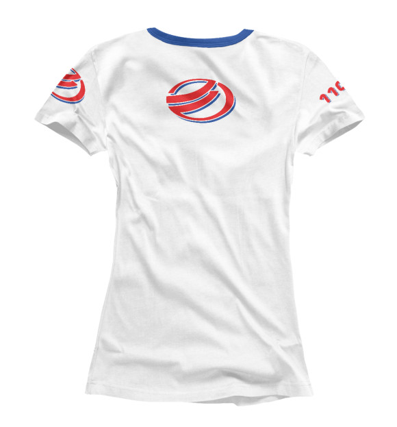 Женская футболка с изображением ЗАЗ 1102 Таврия цвета Белый