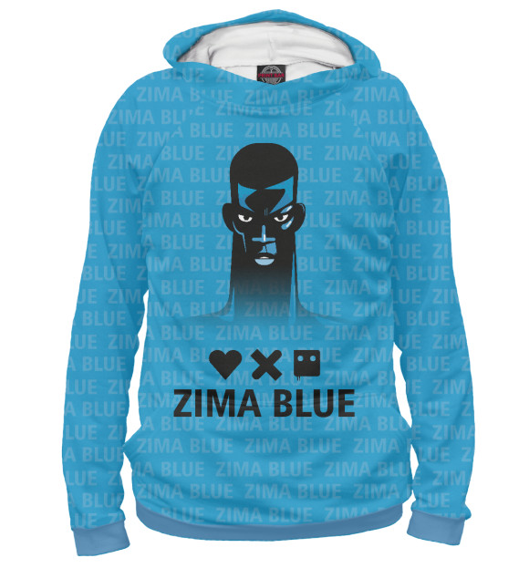 Худи для девочки с изображением Любовь, смерть и роботы zima blue цвета Белый