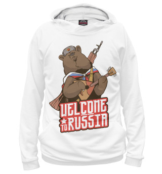 Женское худи Welcome to Russia