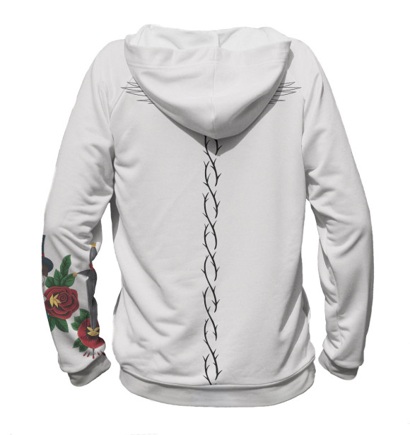 Мужское худи с изображением Конор МакГрегор цвета Белый