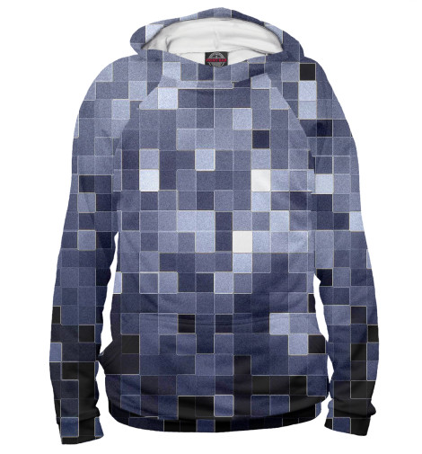 

Худи Print Bar, Белый, Клетки