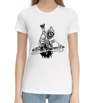 Хлопковая футболка для девочек Охотник жнец