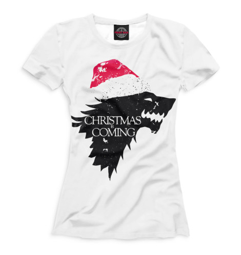 

Футболки Print Bar, Белый, Christmas is coming