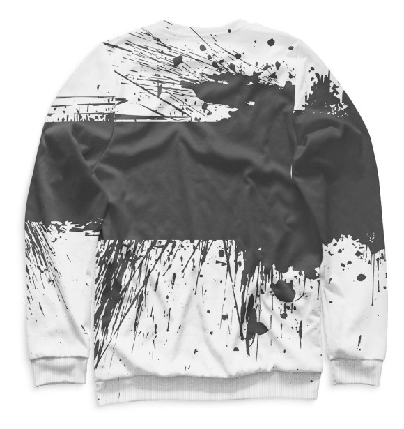 Мужской свитшот с изображением DDT цвета Белый