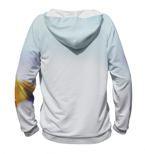 Женское худи с изображением Главное — «Фыр-фыр» цвета Белый