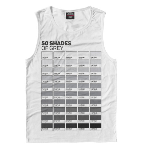 

Майки Print Bar, Белый, 50 shades