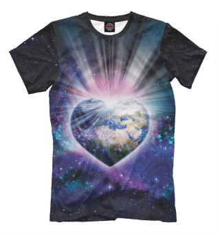 Мужская футболка Планета любви