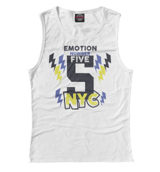 Майка для девочки Emotion number five NYC 5