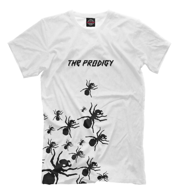 Футболка для мальчиков с изображением Prodigy цвета Молочно-белый