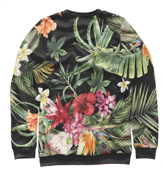 Женский свитшот с изображением VANS Tropical цвета Белый