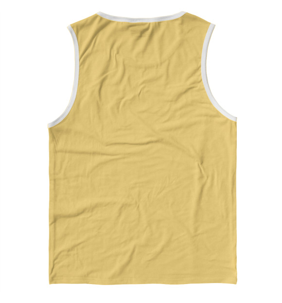 Мужская майка с изображением Love Live! Подсолнухи цвета Белый