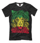 Мужская футболка Rasta Lion