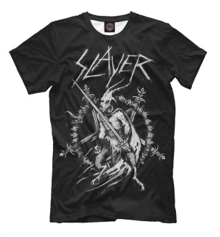 Футболка для мальчиков Slayer goat white