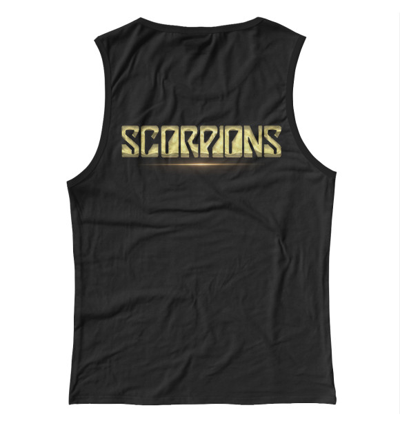 Майка для девочки с изображением Scorpions цвета Белый