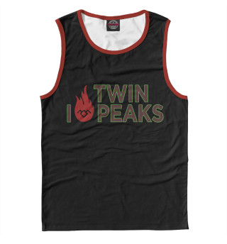 Майка для мальчика I Love Twin Peaks