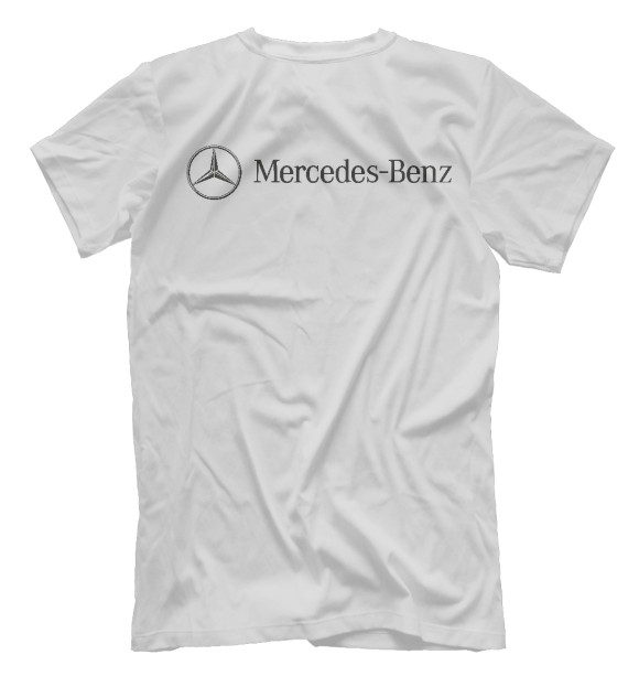 Футболка для мальчиков с изображением Mercedes-Benz цвета Белый