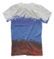 Мужская футболка Россия карбон