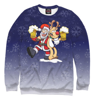 Санта и олень