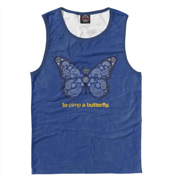 Майка для мальчика с изображением To Pimp a Butterfly цвета Белый