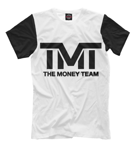 Мужская футболка с изображением TMT цвета Молочно-белый