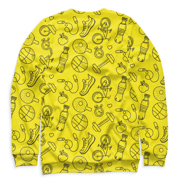 Свитшот для мальчиков с изображением Тренер цвета Белый