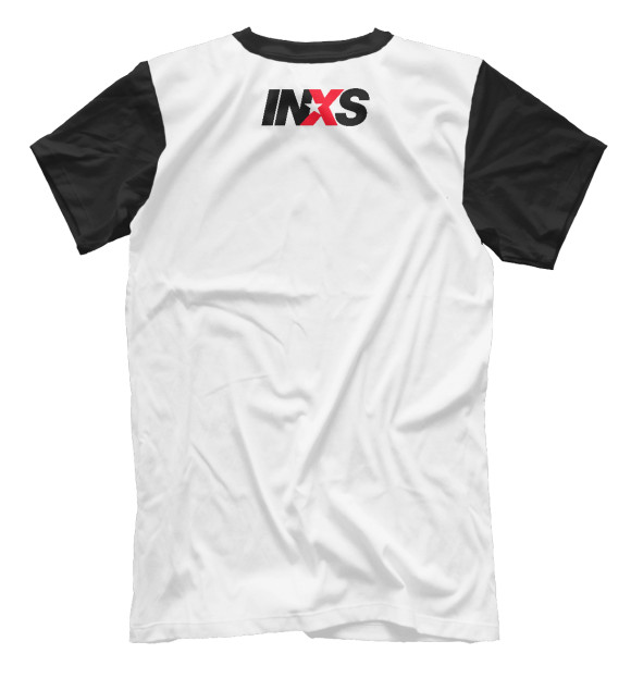 Мужская футболка с изображением INXS WHITESTAR цвета Белый
