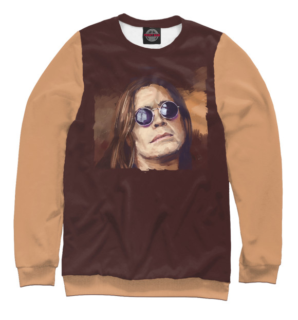 Женский свитшот с изображением Ozzy Osbourne цвета Белый