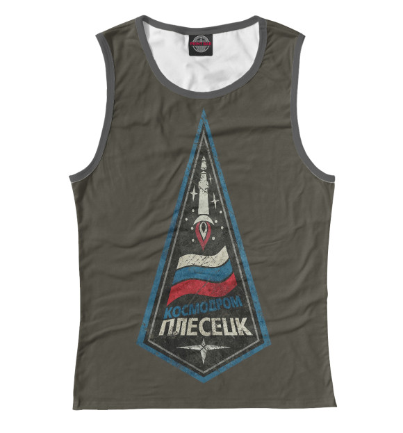 Майка для девочки с изображением Космодром Плесецк цвета Белый